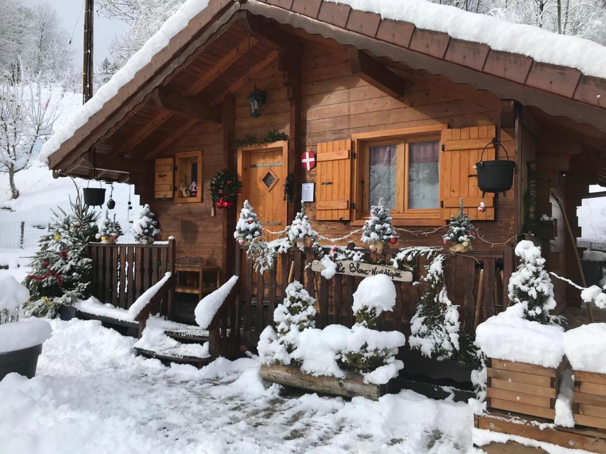 Villa Le Blanc Nordique Le Bouchet-Mont Charvin Exterior foto